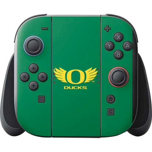 University of Oregon Ducks Green Nintendo Switch 2 (2025) with Joy-Con Skin